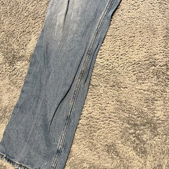 Abercrombie & Fitch Jeans Womens 29 /8 90s Slim Straight Ultra High Rise Blue ** - Picture 3 of 12